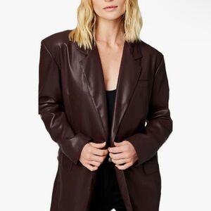 Blank NYC Elegant Brown Women's Blazer